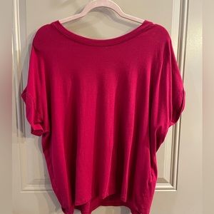 Banana republic pink top (L)